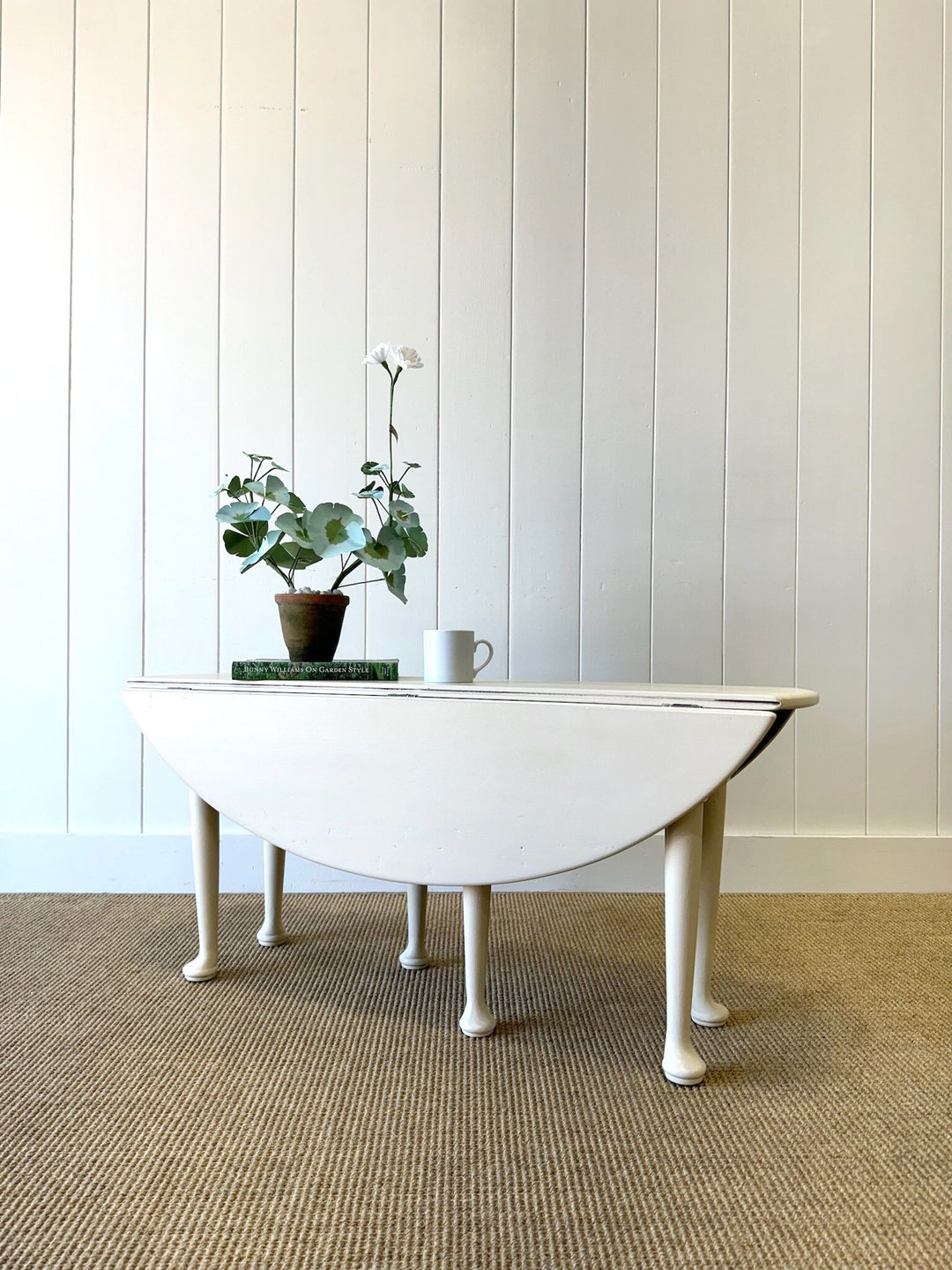 An Antique Pine Oval Drop Leaf Kitchen Dining Table - Etsy