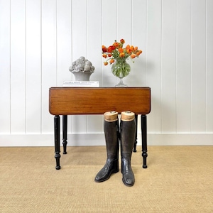 An English Country Mahogany Pembroke Drop Leaf Table