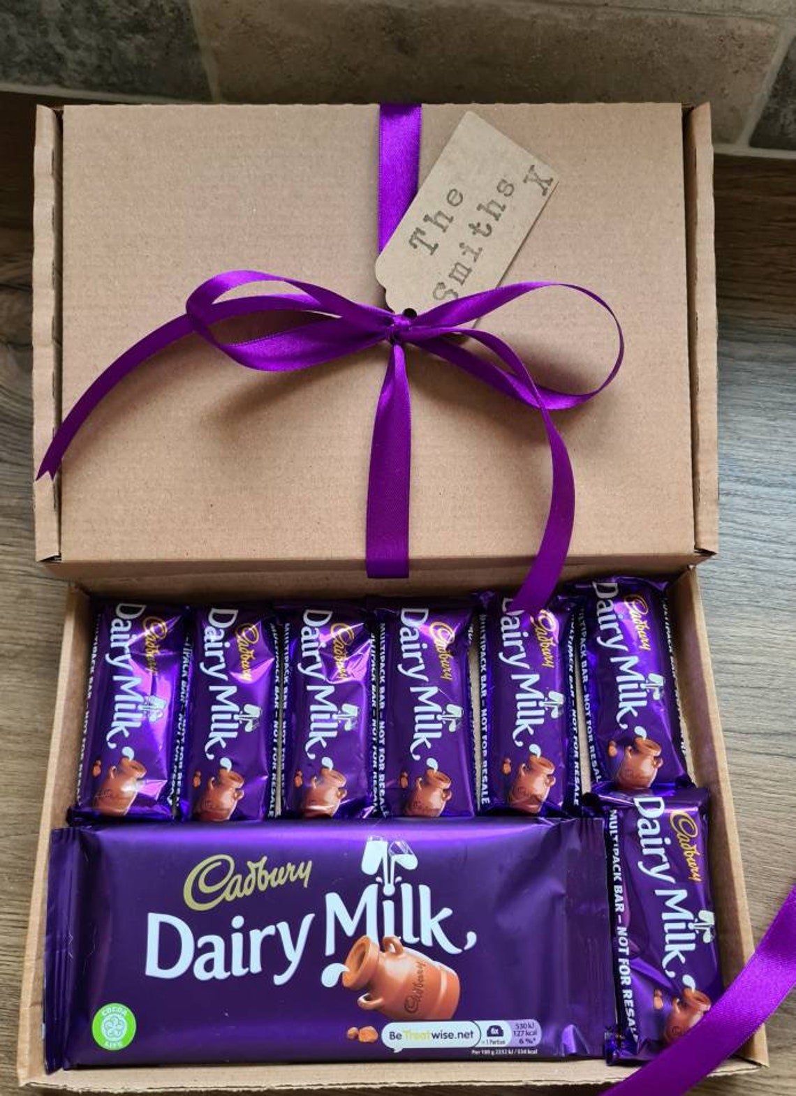 Cadburys Dairy Milk Personalised Christmas Gift Hamper Etsy UK