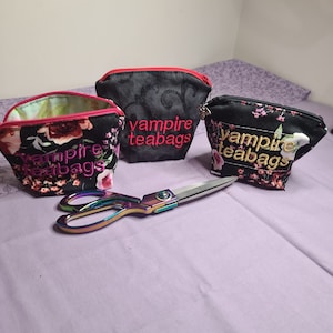 Vampyr tepåsar med dragkedja