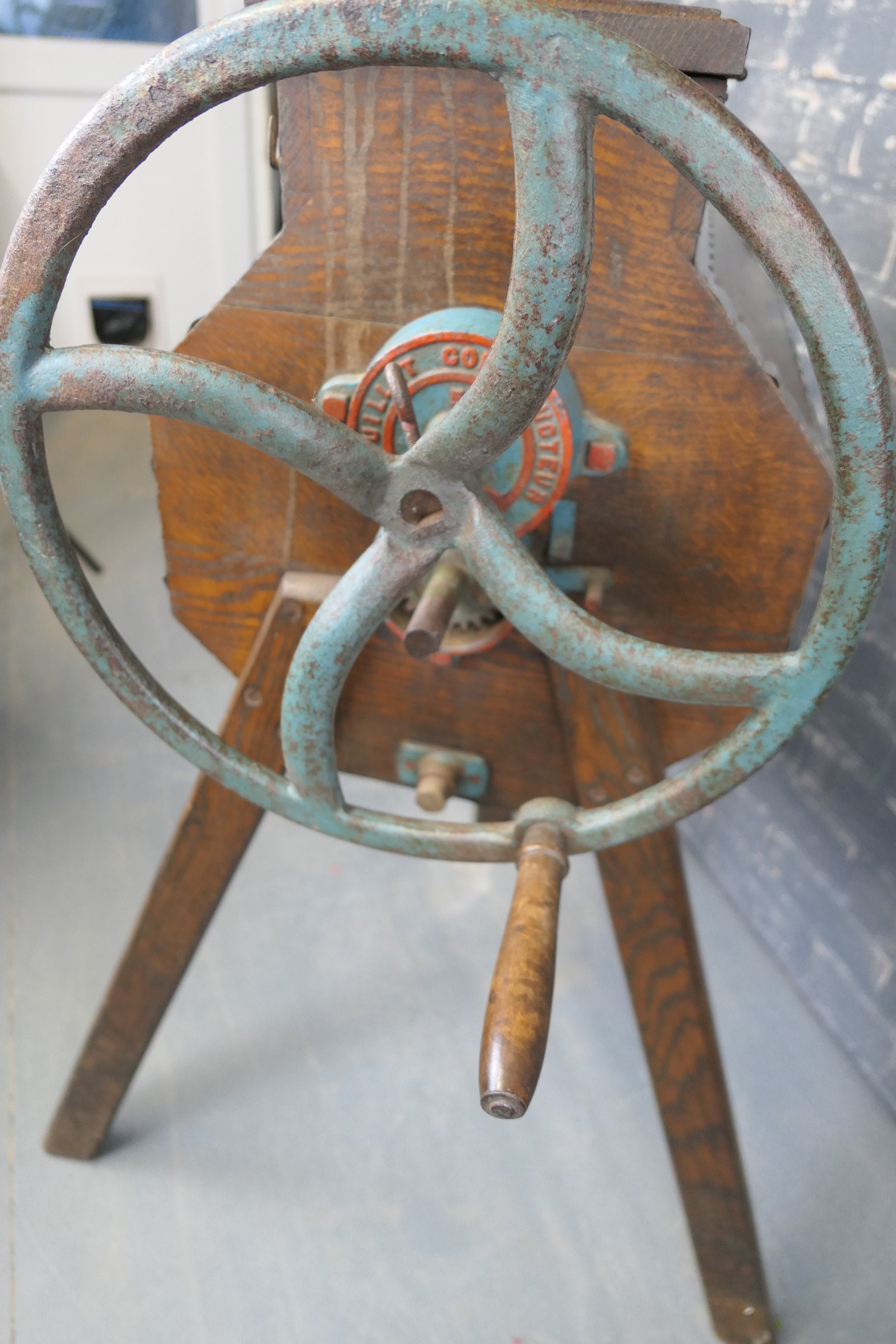 REDUCED Rare Antique French Oak Butter Churn Cafe Etsy