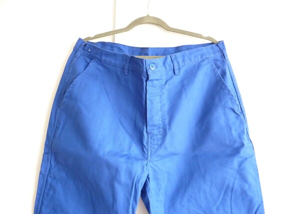 Vintage French chore work pants, carpenter trouser