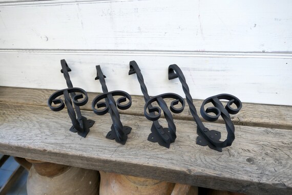 wrought iron clothes hooks