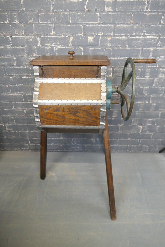 REDUCED Rare Antique French Oak Butter Churn Cafe Etsy