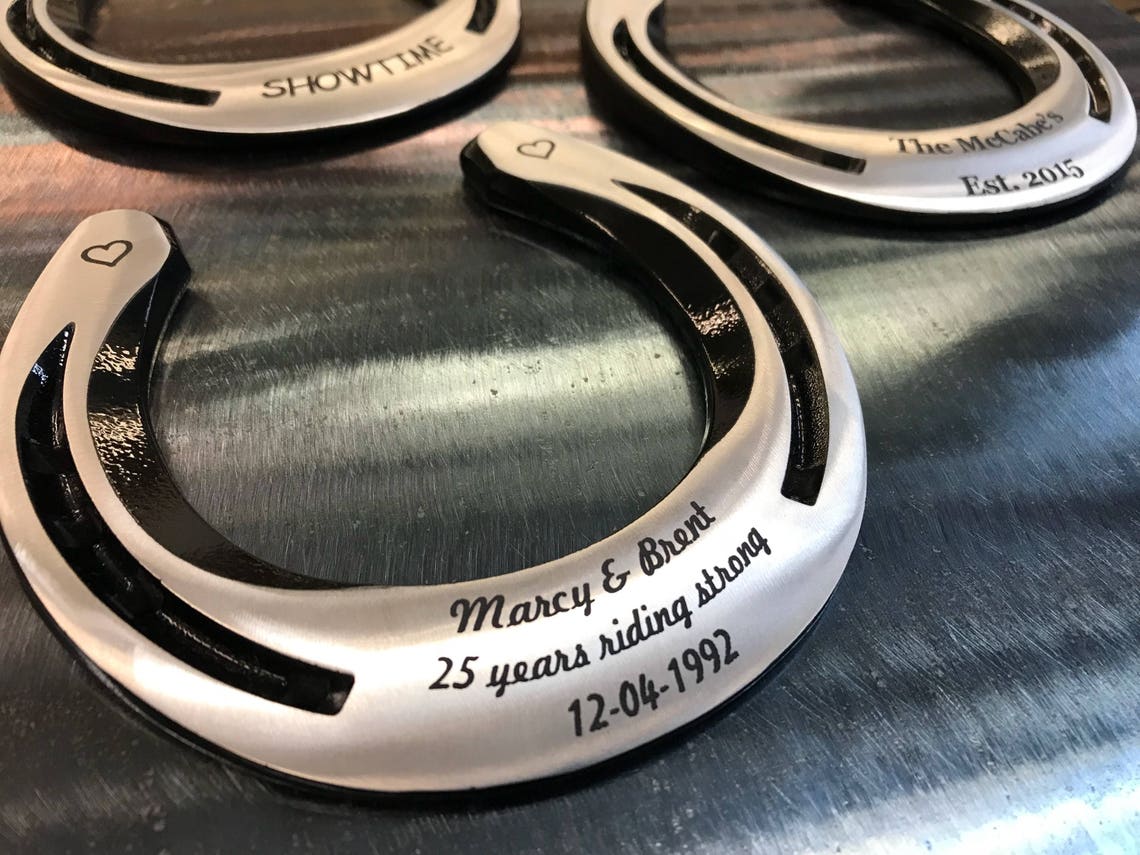 Hochzeit Hufeisen Jahrestag Hufeisen personalisierte Etsy
