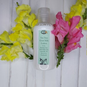 Loción de leche de cabra Tea Tree