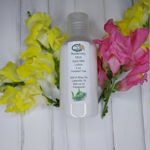 Rosemary Men Loción de Leche de Cabra