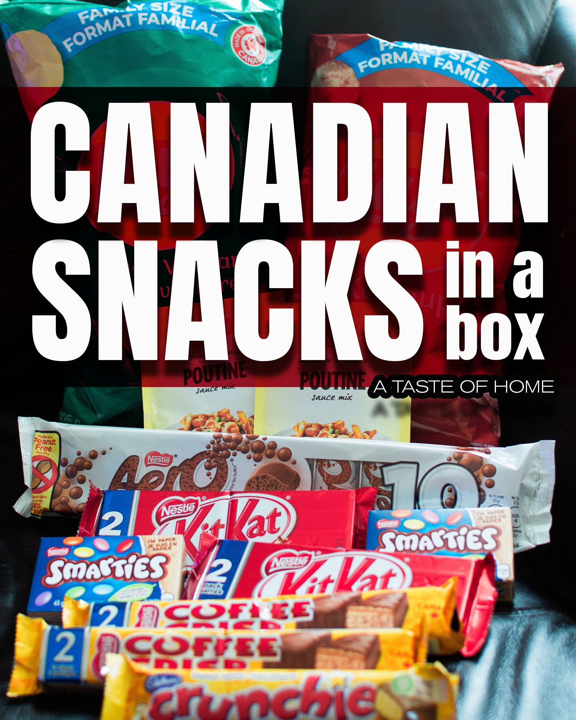 Snack Box Canadese Snack Box Zorgpakket Canada Snacks in een doos