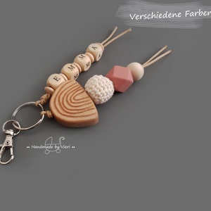 Schlüsselanhänger | Regenbogen | personalisierter Schlüsselanhänger | Schlüsselanhänger mit Name | Taschenanhänger | Rucksackanhänger
