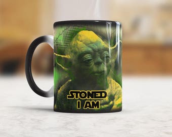Stoner Gifts Funny Color Changing Mug Stoned I Am Best Boyfriend Gift Coffee Tea Cup Cans Weed 420 Birthday Present For