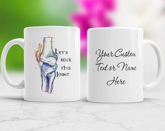 Orthopedic Surgeon Custom Mug, Orthopedist funny coffee mug, Personalized Graduation, Retirement, Promotion, Thank you Present for doctor