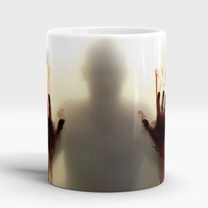 Zombie coffee mug, Zombie humor mug, Zombie survival mug for friend, Zombie Party Mug, Zombie trap mug, Valentines Gift for crazy man