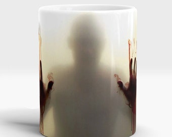 Zombie coffee mug, Zombie humor mug, Zombie survival mug for friend, Zombie Party Mug, Zombie trap mug, Valentines Gift for crazy man