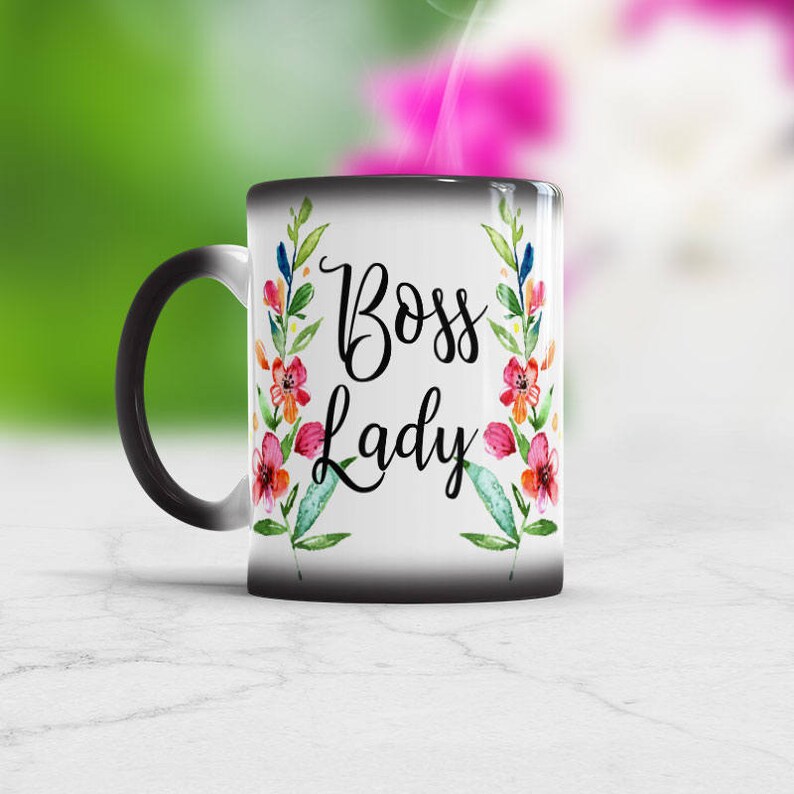 Boss Lady Mug, Boss coffee Mug, Gift for Boss Lady, Funny Office cup, I'm The Boss ceramic tea mug, Lady Boss Mug, Boss Lady Coffee Mugs image 2