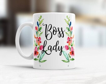 Boss Lady Mug, Boss coffee Mug, Gift for Boss Lady, Funny Office cup, I'm The Boss ceramic tea mug, Lady Boss Mug, Boss Lady Coffee Mugs