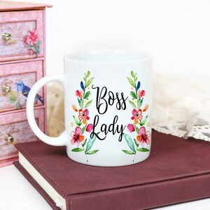 Boss Lady Mug, Boss coffee Mug, Gift for Boss Lady, Funny Office cup, I'm The Boss ceramic tea mug, Lady Boss Mug, Boss Lady Coffee Mugs image 6
