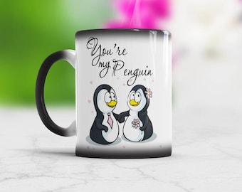 Husband to Wife Anniversary Gifr Idea Cute Penguins In Love Coffee Mug Youre My Penguin Present for Best Boyfriend Gift for my wife