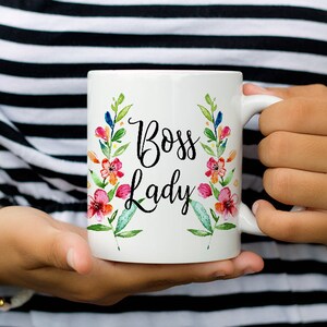Boss Lady Mug, Boss coffee Mug, Gift for Boss Lady, Funny Office cup, I'm The Boss ceramic tea mug, Lady Boss Mug, Boss Lady Coffee Mugs image 5