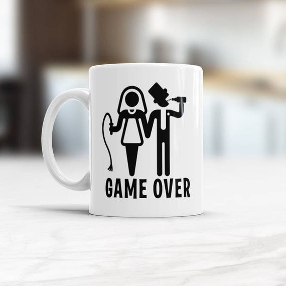 Bride and Groom Gifts for Couple, Funny Wedding Gift, Game Over Coffee Cup,  Funny Present for Bride to Be, Husband Gag Gifts, Ms and Mrs -  Canada