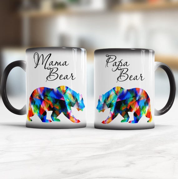 Mama & Papa Bear Mug Set Mama Bear Gifts, Papa Bear Gifts, Mama Bear Mug, Papa  Bear Mug, Mama and Papa Bear Mugs, Mothers Day Gift 