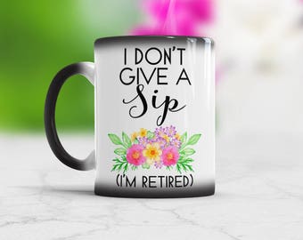 Ruhestand Becher Geschenk Lustige Kaffeebecher Ich gebe keinen Schluck Ich bin Ruhestand Geschenke für Frauen Ruhestand Geschenkideen Große Geschenke zum Ruhestand