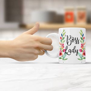 Boss Lady Mug, Boss coffee Mug, Gift for Boss Lady, Funny Office cup, I'm The Boss ceramic tea mug, Lady Boss Mug, Boss Lady Coffee Mugs image 7