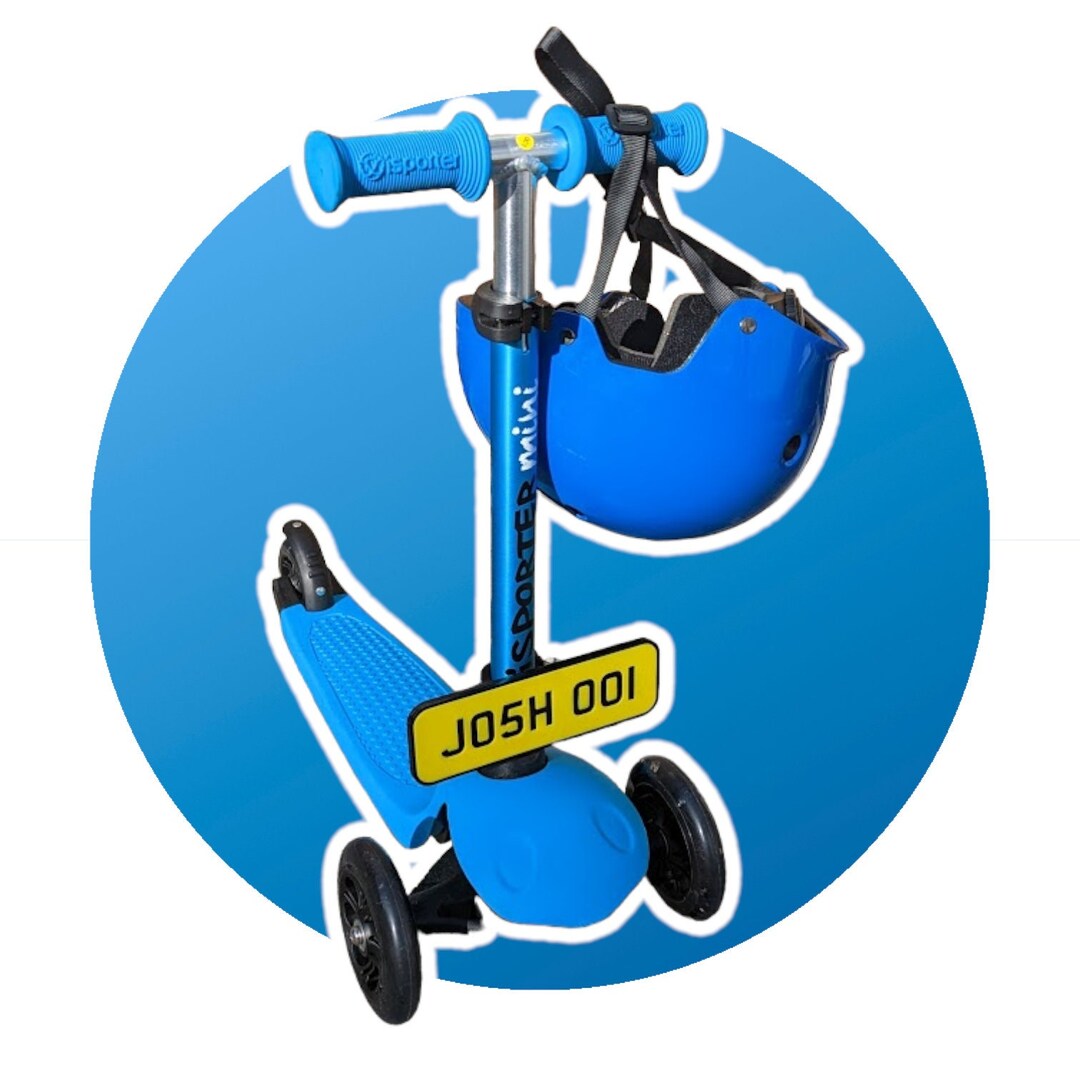 Scooter Number Plate Custom Etsy