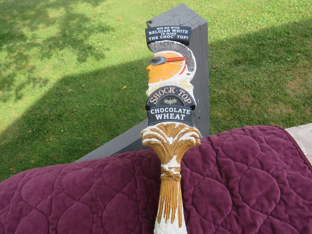 Vintage Composit 13 1/4 Shocktop Chocolate Wheat Tap Handle Etsy