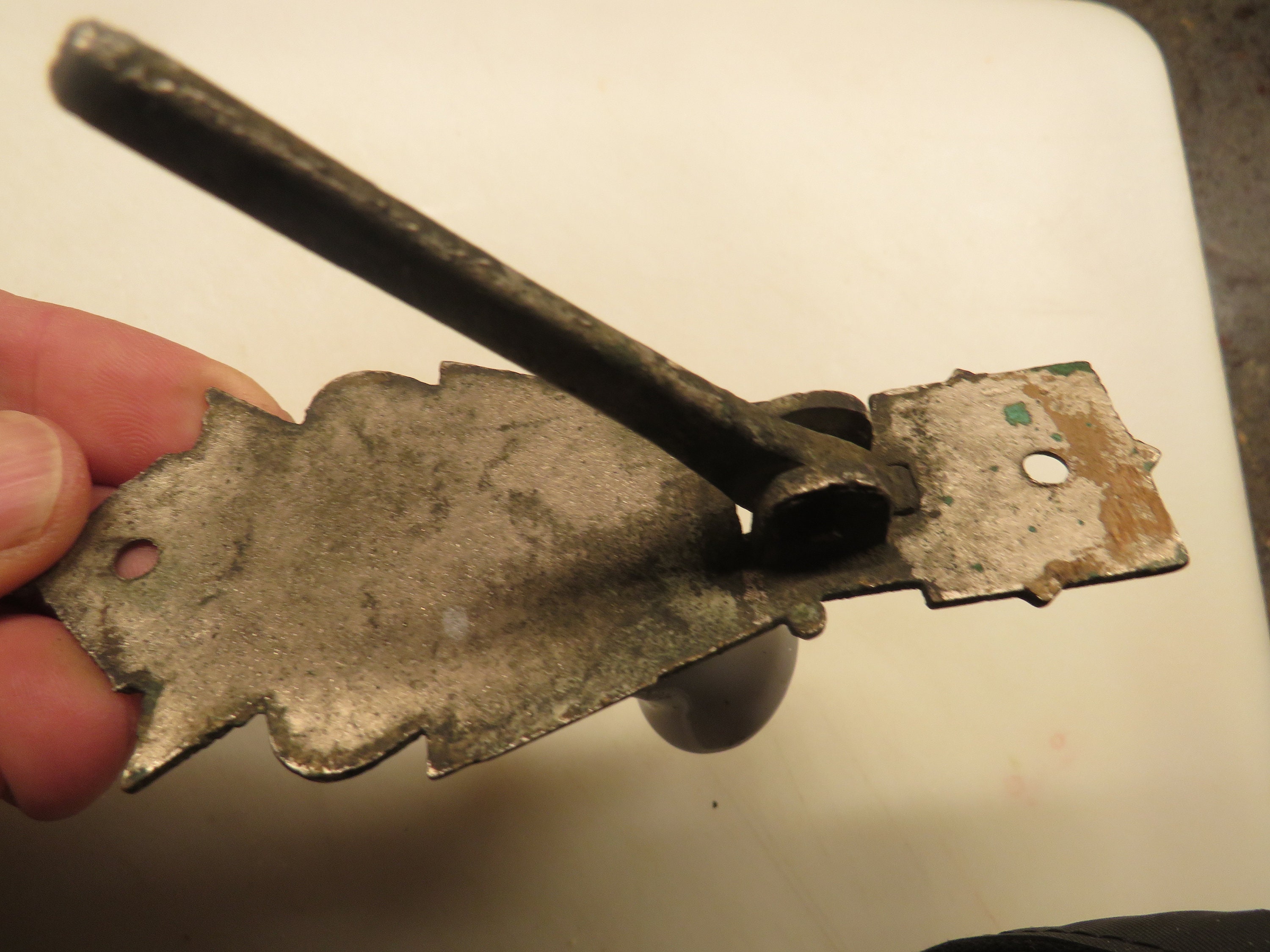 Antique Ornate Brass Victorian Doorbell & Lever Pat. 1874 Etsy