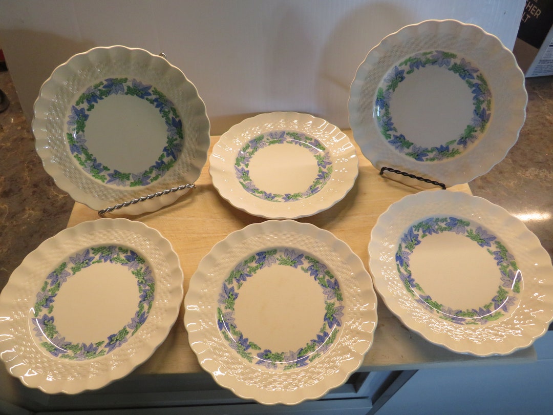 Vintage Copeland Spode Valencia England 6 1/2 Bread Pie Etsy