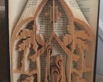 Combi Cut & Fold Book Folding Pattern Christmas NATIVITY SCENE 621 Pages Xmas Gift Instant Download