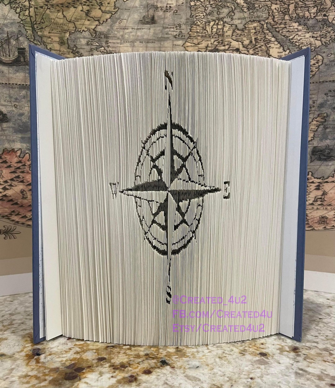 Cut & Fold Book Folding Pattern COMPASS 521 Pages With Instructions ...