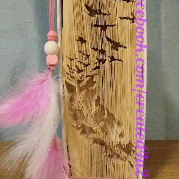 Cut & Fold Book Folding Pattern FEATHER BIRDS FREEDOM 399 Pages New House Gift Instant Download