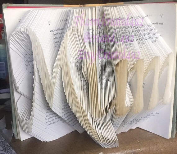 Mum Book Folding PATTERN Measure Mark and Fold