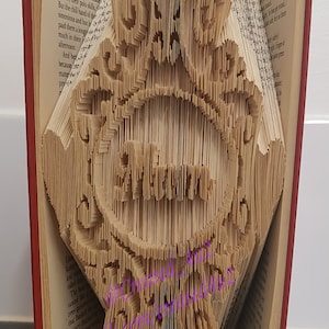 Combi Cut & Fold Book Folding Pattern MUM In Frame With HEARTS 525 Pages New Mothers Day Mam Mom Mummy Gift **Instant Download**
