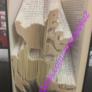 Cut & Fold Book Folding Pattern RUDOLPH REINDEER  500 Pages Christmas Xmas Gift Instant Download