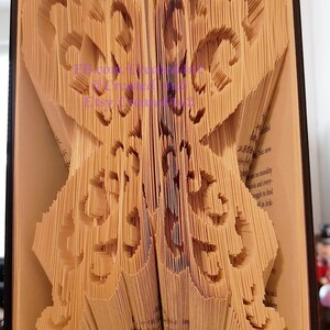 Combi Cut & Fold Book Folding Pattern Intricate BUTTERFLY (G) 521 Pages With Instructions Unique Gift Home Decor Girls **Instant Download**