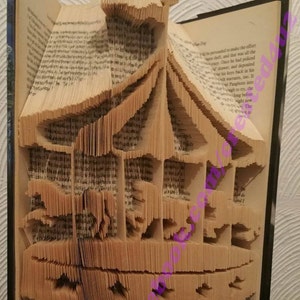 Combi Cut & Fold Book Folding Pattern CAROUSEL 639 Pages Great For New Home Gift Instructions Unique Gift **Instant Download**