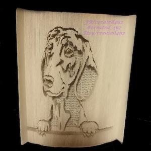 Cut & Fold Book Folding Pattern Unique Gift DOG Dachshund Book Art 501 Pages Pet Lovers With Instructions **Instant Download**