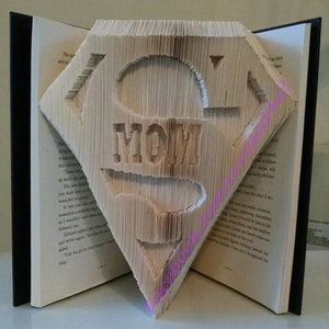 Combi Cut & Fold Book Folding Pattern SUPER MOM 511 Pages Mothers Day Mum Mummy Instructions Unique Gift **Instant Download**