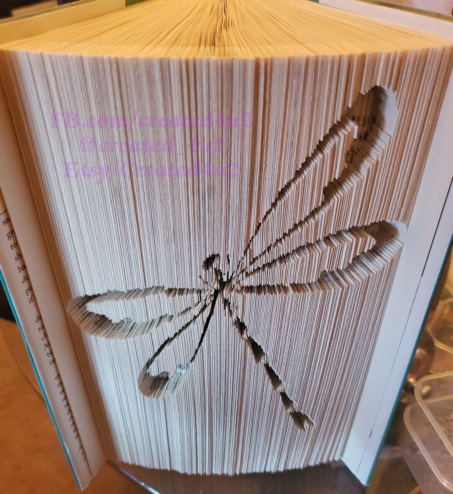 Cut & Fold Book Folding Pattern DRAGONFLY 501 Pages With Instructions ...