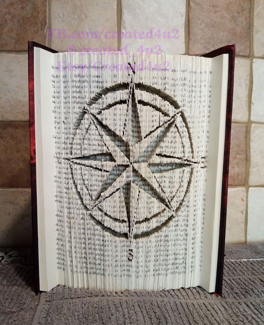 Cut & Fold Book Folding Pattern COMPASS 521 Pages With Instructions ...