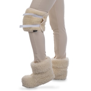 Schafwolle Knie-Pad Knie-Kompression Merino Gürtel Merino Wolle Knie Gürtel Wolle Kniewärmer Wollstrick Gürtel Geburtstagsgeschenk Mama Papa Knie Gürtel