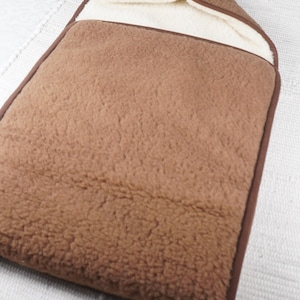 Lambswool Baby Sleeping Bag: Winter Pram Stroller Liner