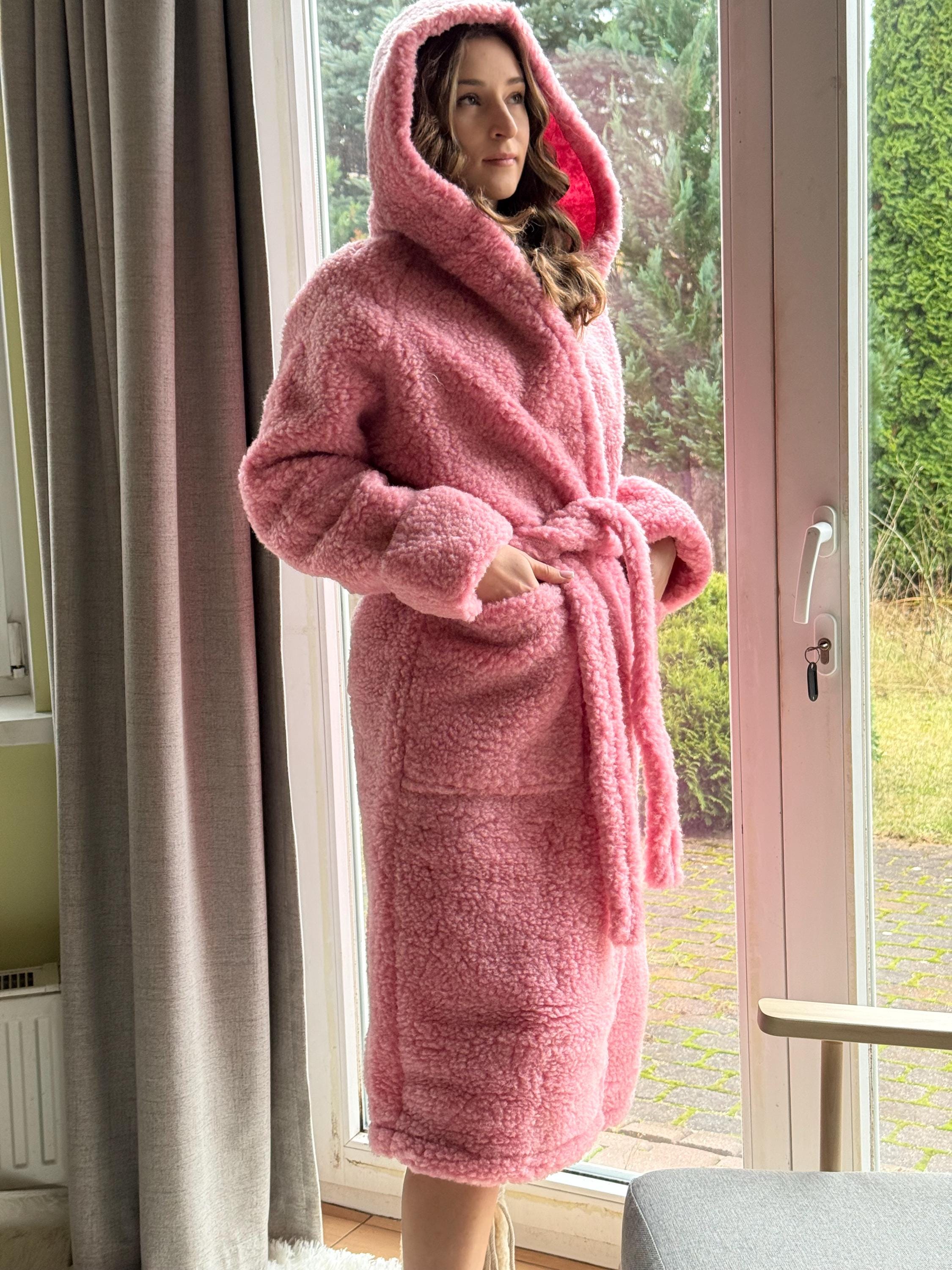 chinese dress ladies Women's Merino Wool Thermal Dressing Gown