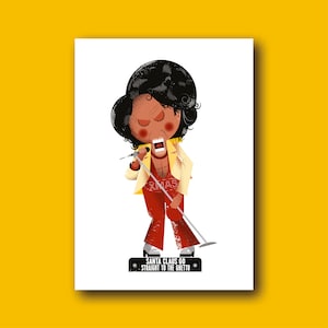 Papá Noel va directo al gueto, James Brown, tarjeta de Navidad de los Rockers Cascanueces