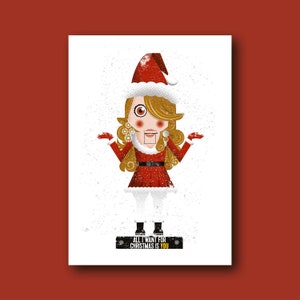 Todo lo que quiero para Navidad eres tú, Mariah Carey, tarjeta de Navidad de Nutcracker Rockers