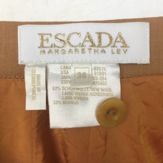 RESERVED Vintage ESCADA 1980s does 1940s New Wool… - image 4