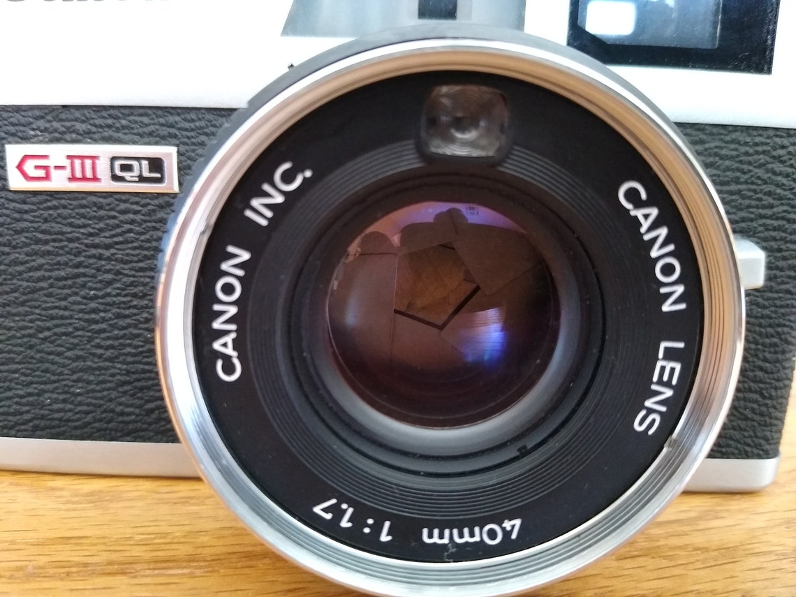 Canon QL17 GIII 35 mm Camera Tested New Battery Etsy