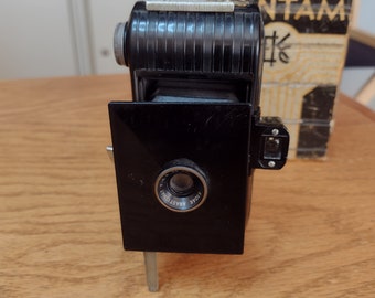 Kodak Bantam Folding Bellows Camera with Original Box and Instructions